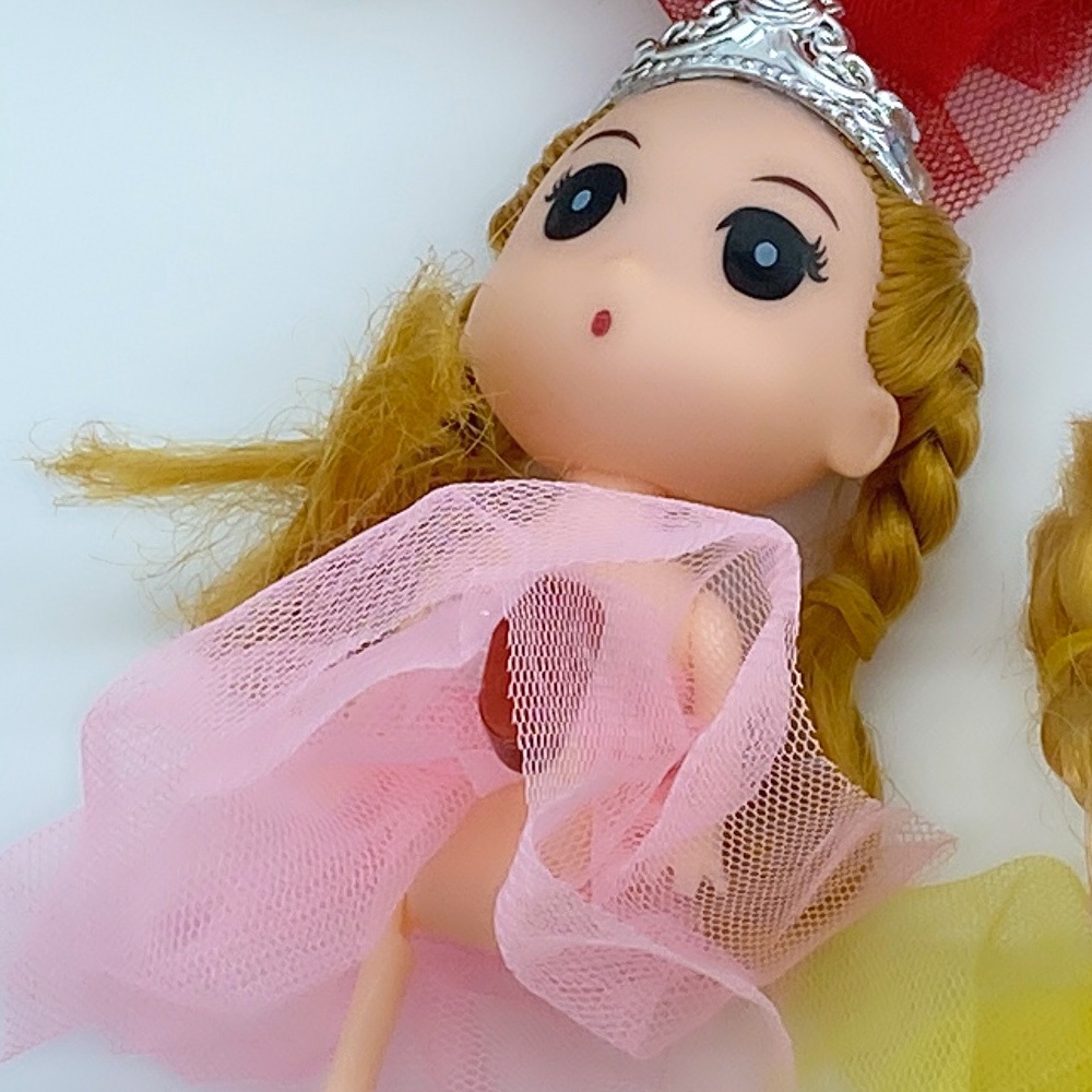 Búp Bê Barbie 12cm Kiểu Công Chúa Dễ Thương Xinh Xắn