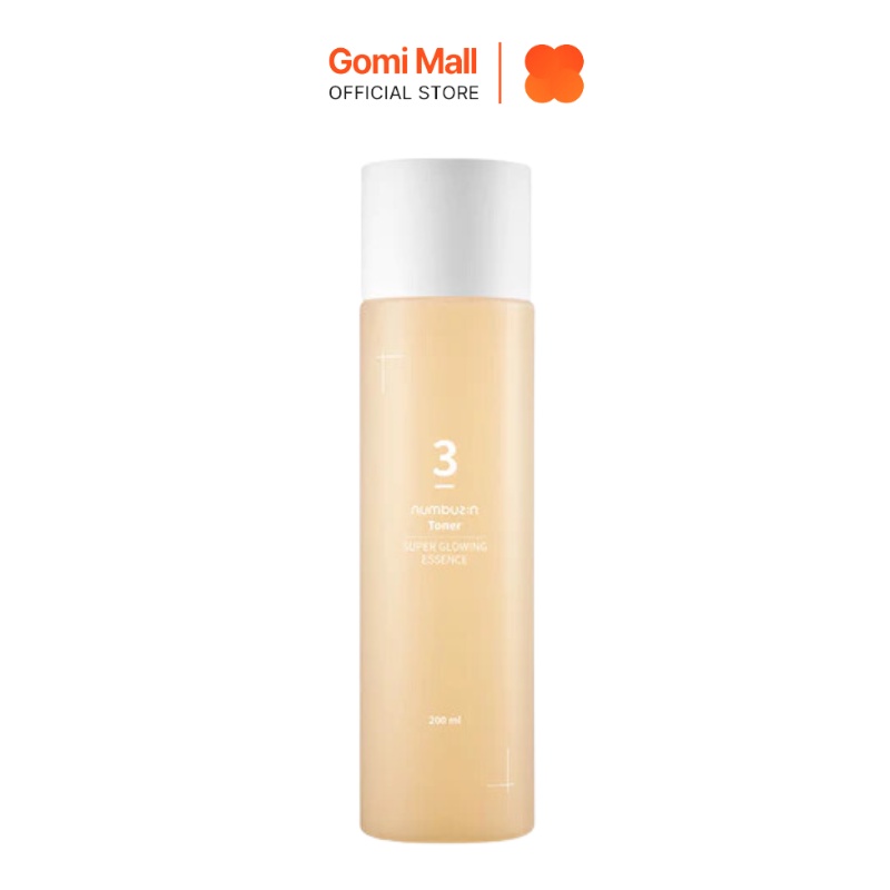 Tonner Tăng Độ Căng Bóng Cho Da Numbuzin NO.3 Super  Glowing Esence Toner 200ml