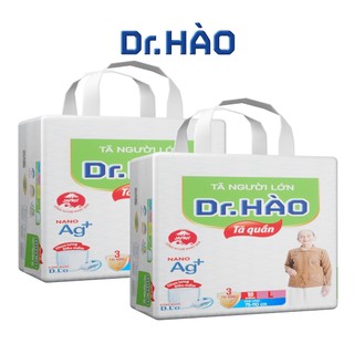 Tã quần người lớn enterone Dr.Hào size L gói 10 miếng bỉm quần cho người già {combo 2 gói}