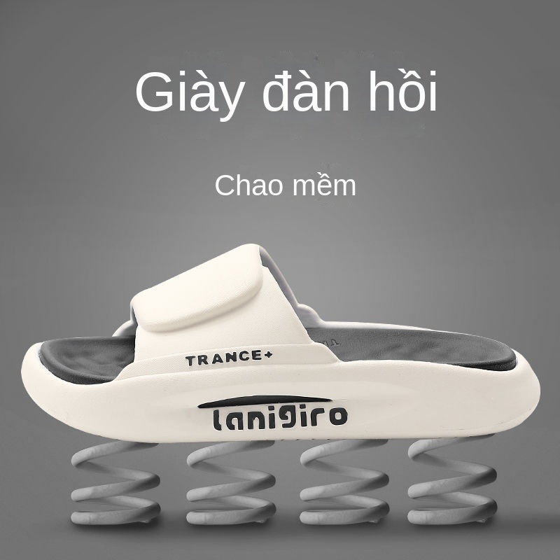 Dép Đi Trong Nhà Mũi Tròn Đế Dày Chống Trượt Cho Nam Nữ