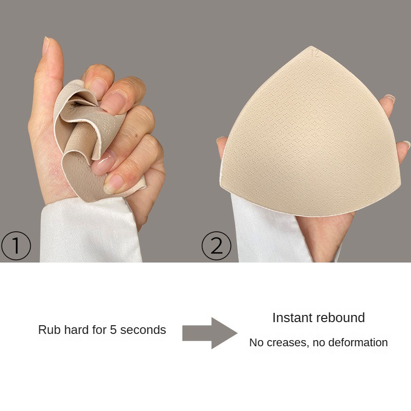 Đồ lót thể thao latex bra pads triangle soft breathable thin fitness yoga bra pads