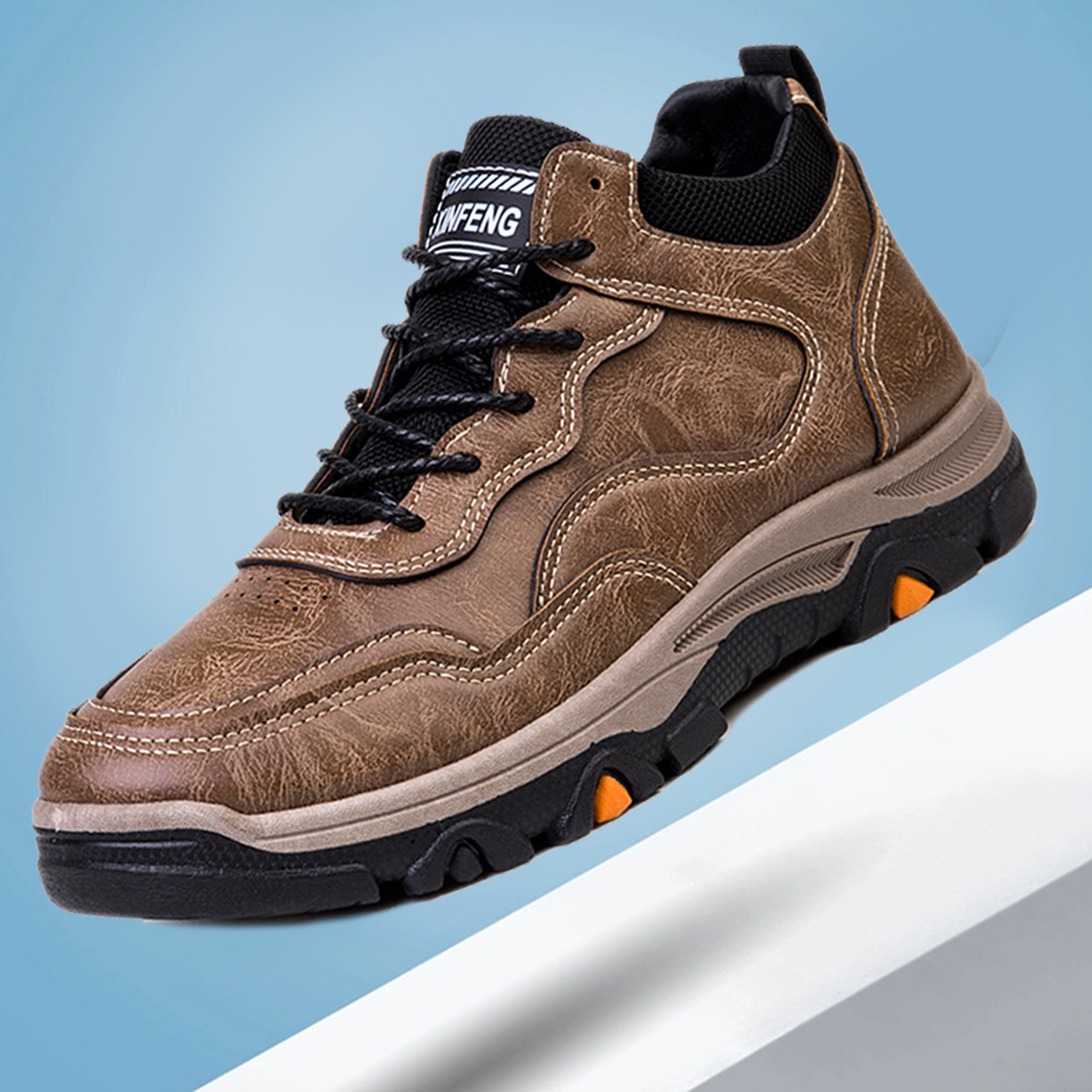 Giày Thể Thao Da Đế Dày Giữ Ấm Thời Trang Thu Đông Cho Nam