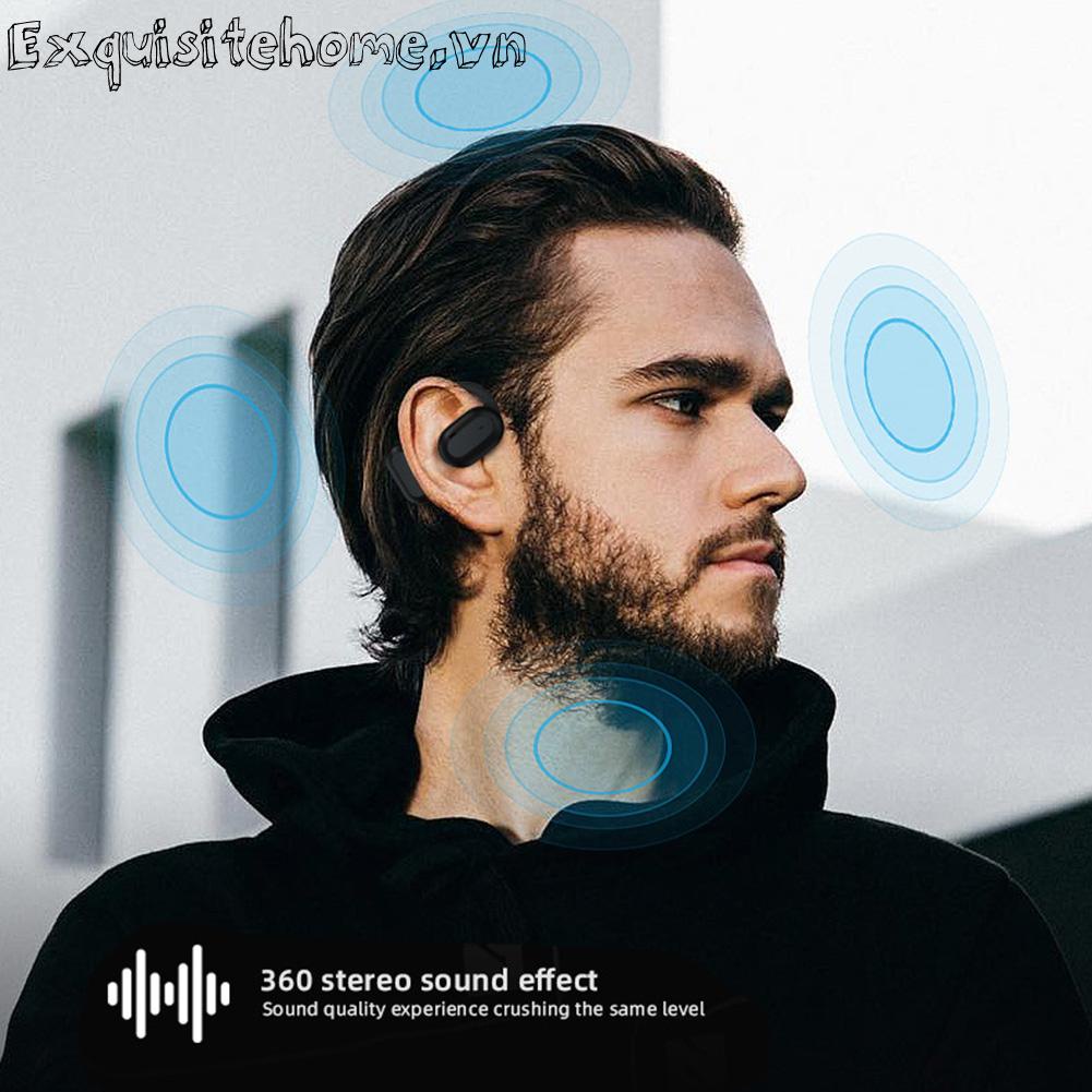 Open ear bone conduction tai nghe không dây tai nghe thể thao tương thích bluetooth