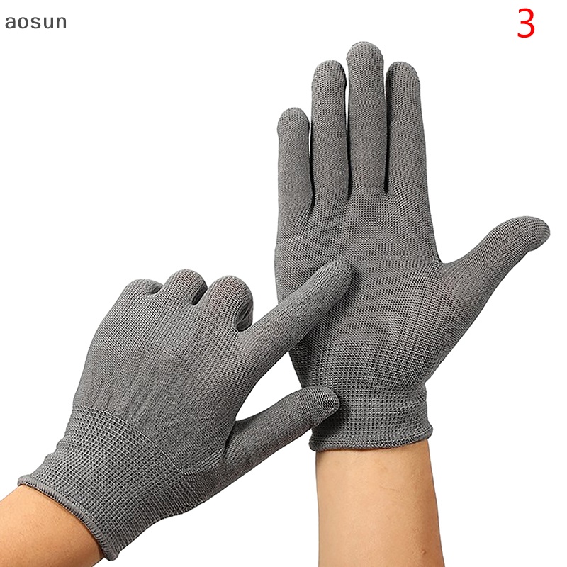 Aosun nylon thoáng khí găng tay màn hình cảm ứng nửa ngón găng tay toàn ngón găng tay ngoài trời găng tay mỏng hung shoog mitten en