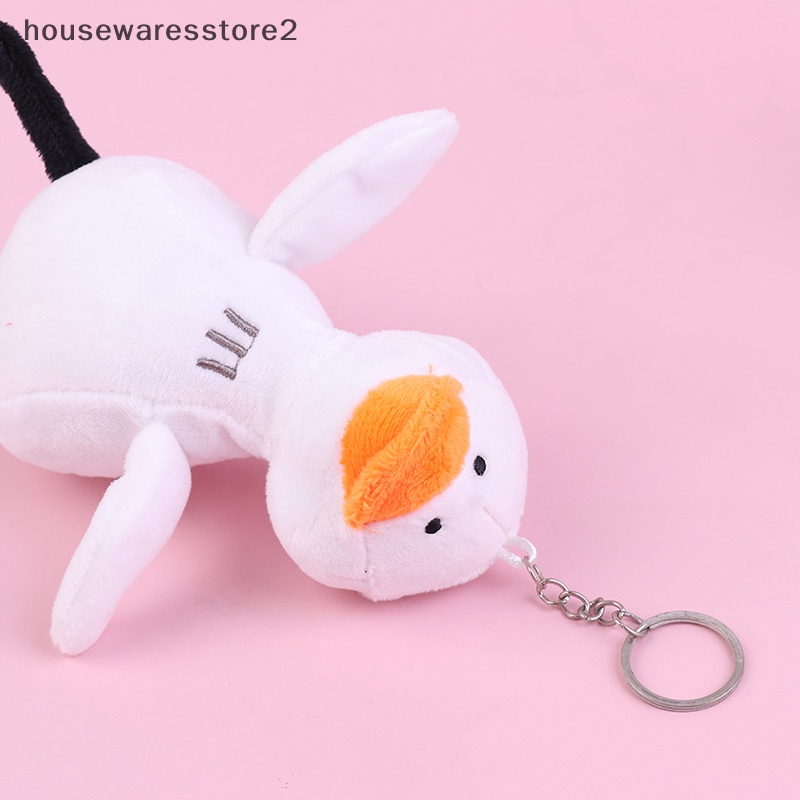 Phim hoạt hình búp bê vịt đáng yêu móc khóa túi xe phụ kiện cặp đôi sang trọng dễ thương keyring boutique