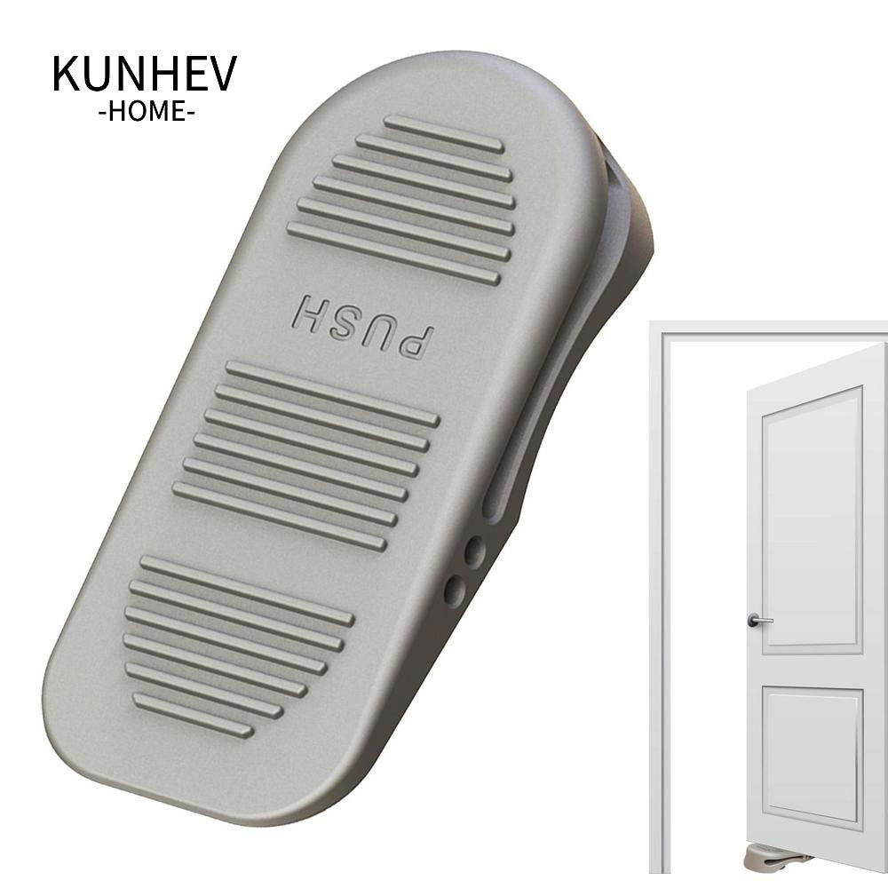 KUNHEV Bộ chặn cửa nêm, im lặng cố định vị trí chống va đập bộ chặn cửa, dễ sử dụng punch free suction cup cố định mute silent block home office