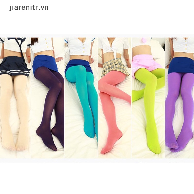 Ji woman sexy tights candy color 120d pantyhose nhiều màu nhung tights phụ nữ vớ dài liền mạch cộng với size vn