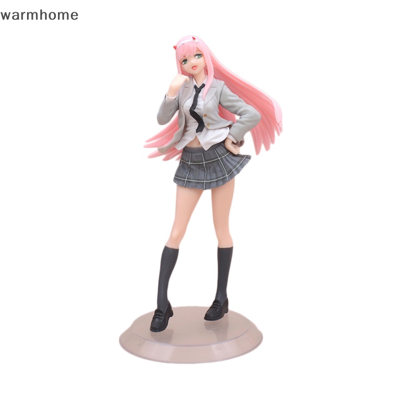 Warmhome 18cm darling in the franxx 02 anime girl hình đồng phục học sinh zero two sexy action figure người lớn mô hình sưu tầm đồ chơi búp bê quà tặng rft