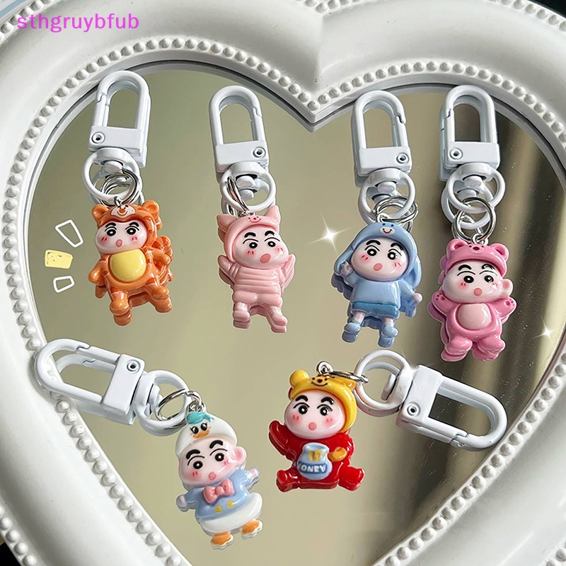 Sthb kawaii cartoon anime keychain cho bé gái người giữ chìa khóa dễ thương túi mặt dây chuyền trang trí túi trang trí phụ kiện vn