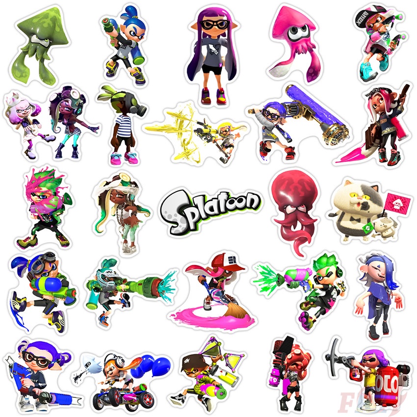 50pcs/m ❉ Splatoon loạt 02 dán ❉ Diy fashion doodle decals stickers