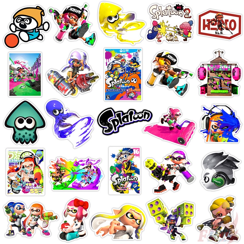 50pcs/m ❉ Splatoon loạt 02 dán ❉ Diy fashion doodle decals stickers