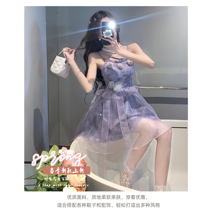 Váy Liền Bồng Bềnh Công Chúa Nữ 2023 Mùa Hè Cao Cấp