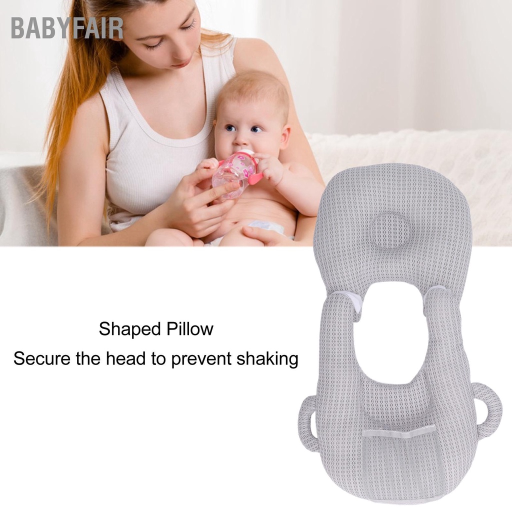 Babyfair Gối Tự Ăn Cho Bé Đa Năng Điều Dưỡng Con Bú Đệm Hỗ Trợ Sơ Sinh Giá Đỡ Bình Sữa