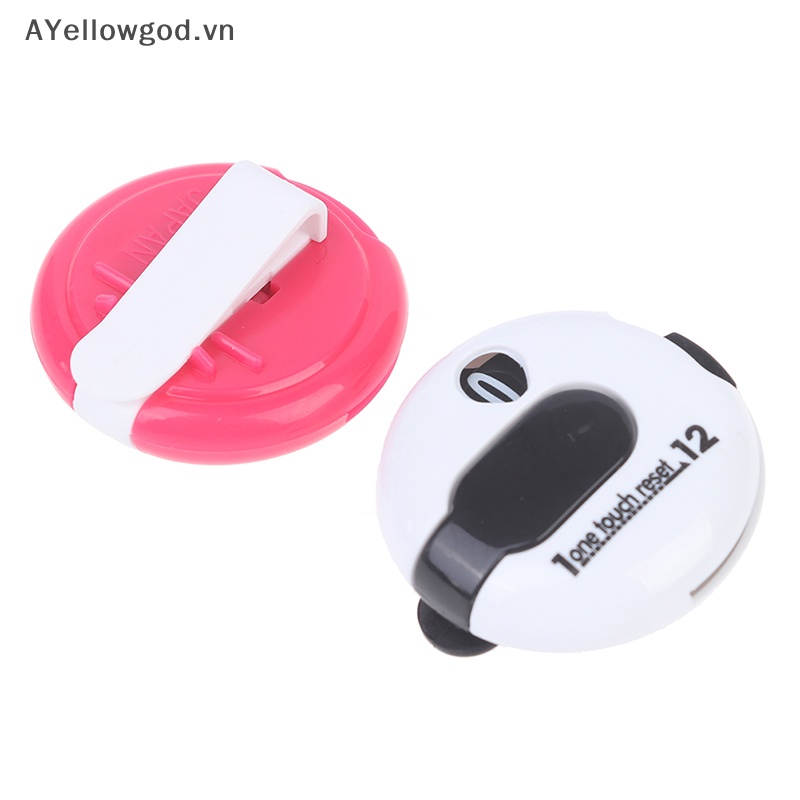 Ayellowgod mini golf score counter clicker scorekeeper ghi bàn clip trên găng tay 3cm stroke vn