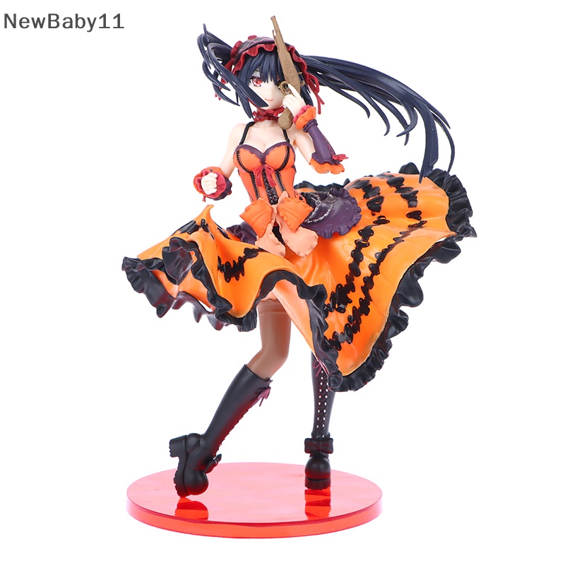 Newbaby date a live kurumi anime figure nhật bản sexy girl action figures tokisaki kurumi figurine sưu tầm búp bê mô hình pvc quà tặng đồ chơi.