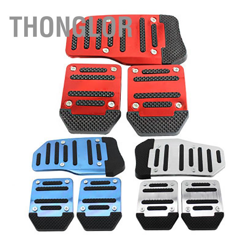 Thonglor 3 Chân Phanh Miếng Lót Chống Trơn Trượt Mài Mòn Bằng Tay Ga Dành Cho Xe Ô Tô