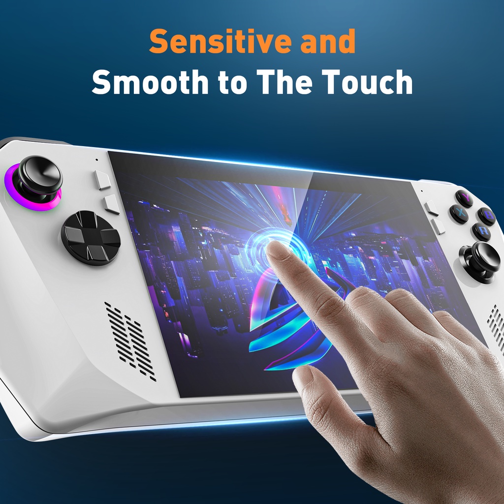 For rog ally tempered film hd anti-explosion anti-blue light full screen protection film for rog ally film tool phụ kiện
