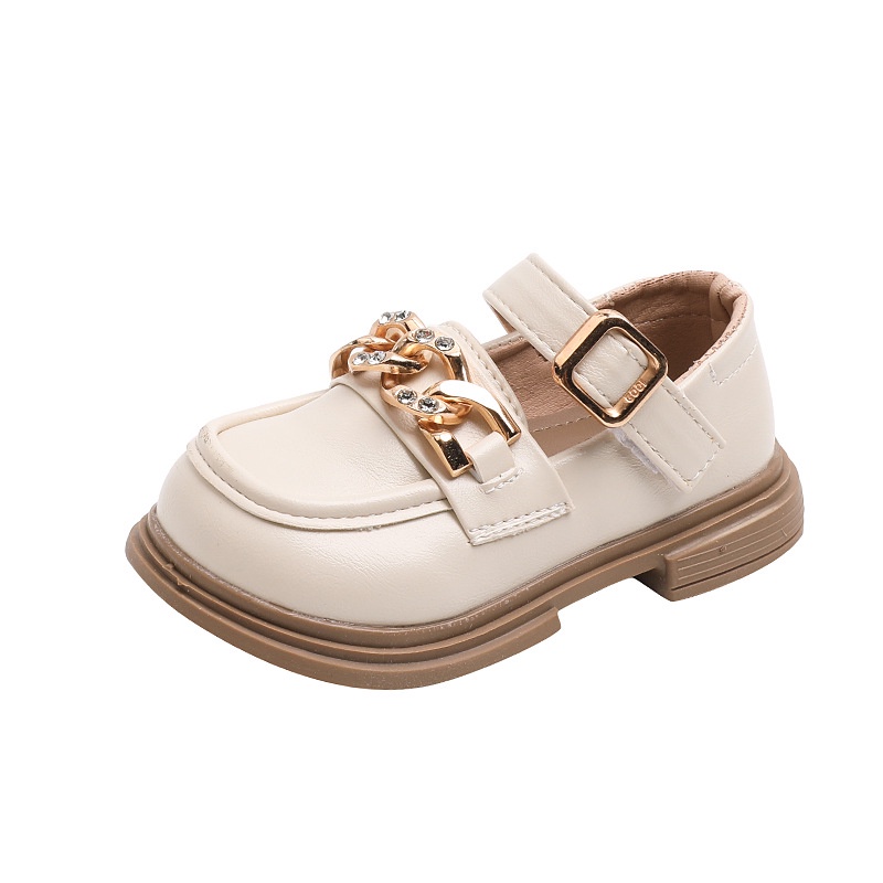 Giày công chúa cho trẻ em cô gái màu đen giày đi học cô gái giày lười biểu diễn