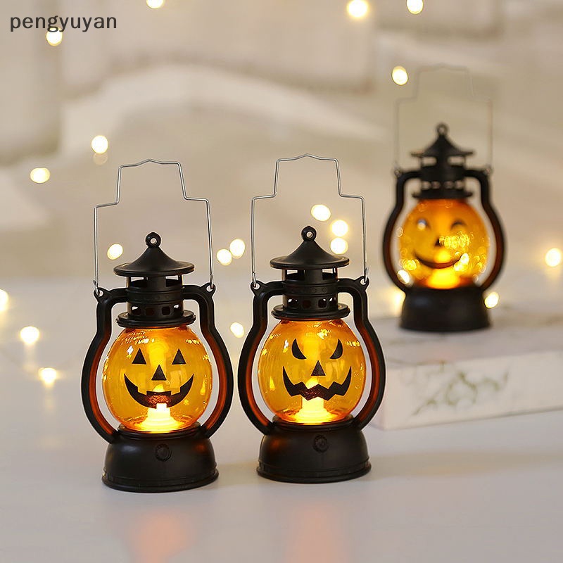 Led haloween bí ngô ma lanter ánh sáng halloween trang trí tiệc cho ngày lễ tại nhà thanh kinh dị đèn dầu đồ chơi trẻ em