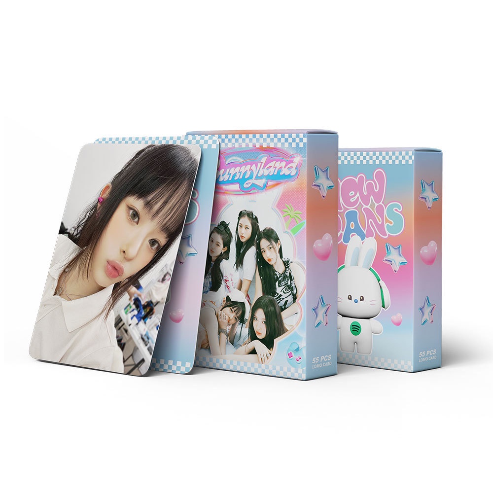 Hộp 55 Ảnh lomo card Hình Thỏ bunny Thẻ