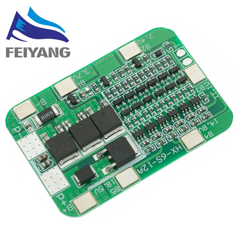Bảng mạch 6S 15A PCB BMS chuyên dụng cho 6 pin 18650 Li-ion Lithium BM01