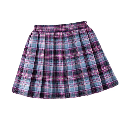 Chân Váy Xếp Ly Sọc Ca Rô Hình Cây Kem Dễ Thương Thời Trang Mùa Hè Cho Bé Gái