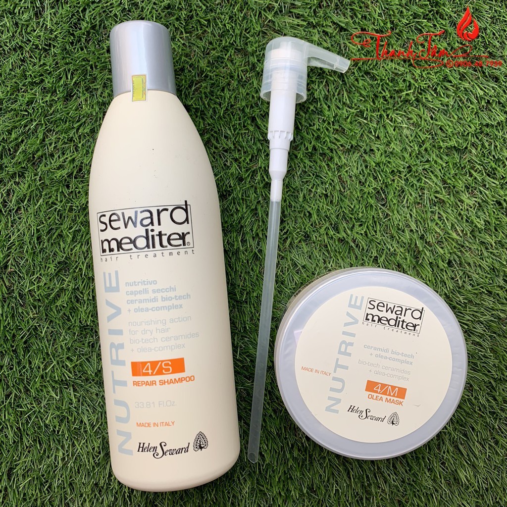 Dầu gội và hấp phục hồi tóc Helen Seward 4/S - 4/M 1000ml/500ml