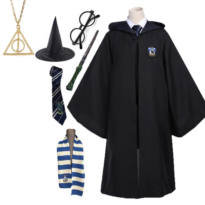 7 chiếc gry magic school magic robe nhập vai trang phục áo choàng cape set party