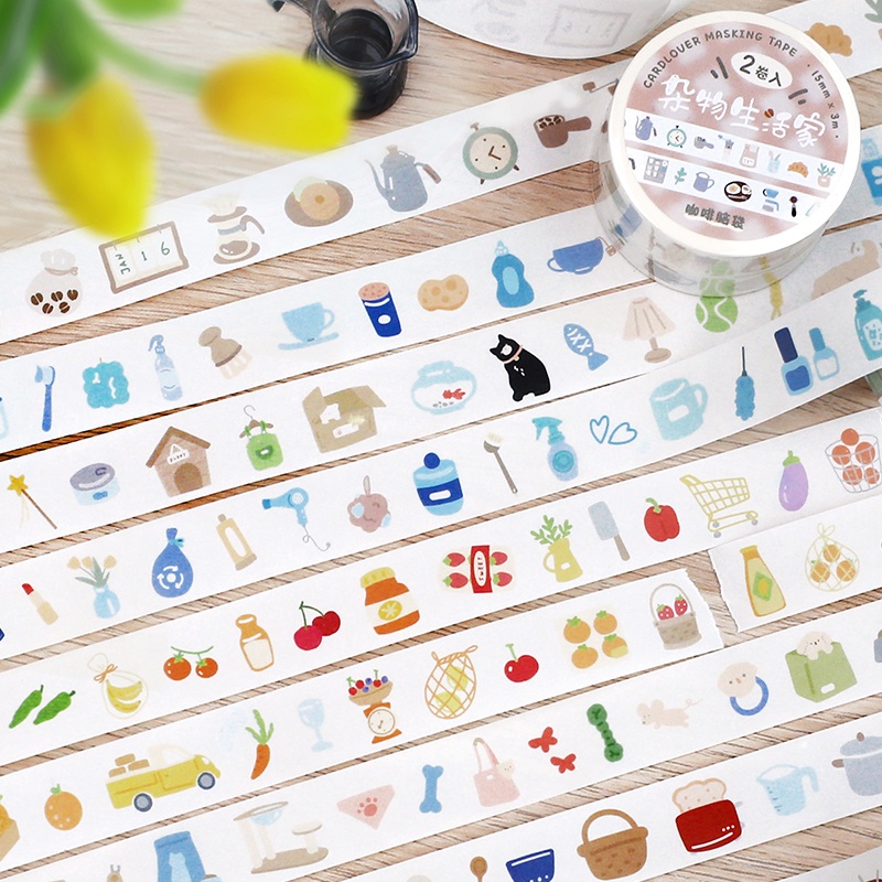 Enwei 15mm * 3m  lovely journal masking tape washi paper washi tape scrapbooking material scrapbook kit