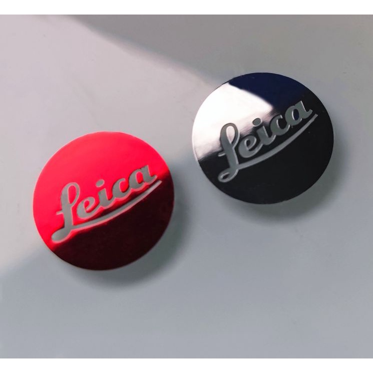 Hot lycra leica nhãn dán kim loại logo logo điện thoại di động nhãn dán máy ảnh trang trí độc đáo nhãn dán kim loại anime
