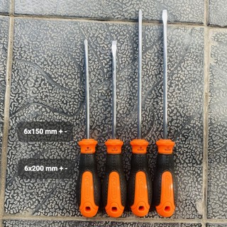 Tô vít 1 đầu kapusi nhật bản phi 6 x 150 mm, 6 x 200 mm, chất liệu hợp kim thép cứng cáp, bền bỉ