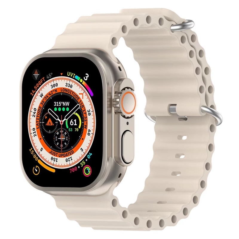Dây Đeo Silicon Cho Đồng Hồ Thông Minh Apple Watch Ultra / SE Series 8 7 6 5 4