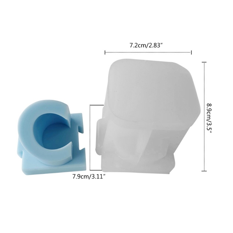 Khuôn Silicone Không Dính Tạo Hình Chữ Cái 3D DIY