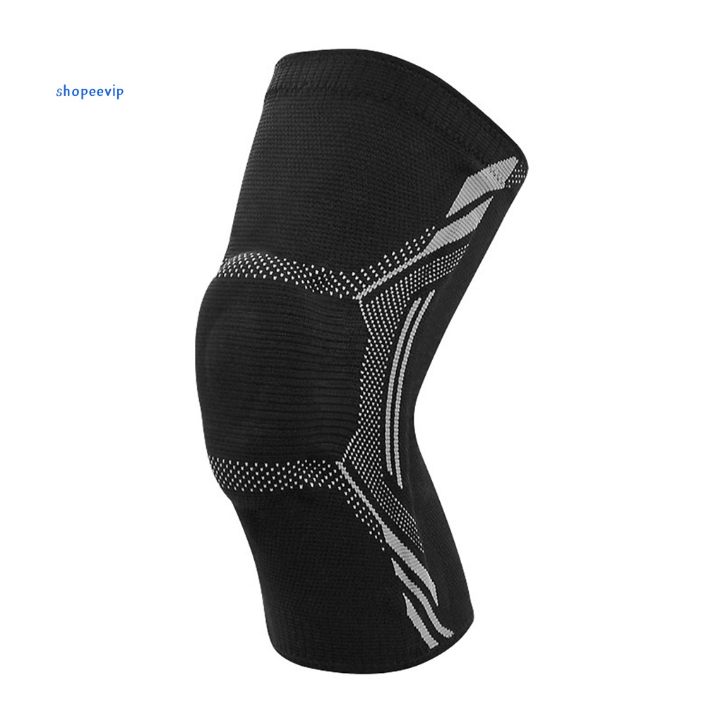 1 Miếng Đệm Đầu Gối Bằng Nylon Co Giãn Hỗ Trợ Luyện Tập Thể Thao