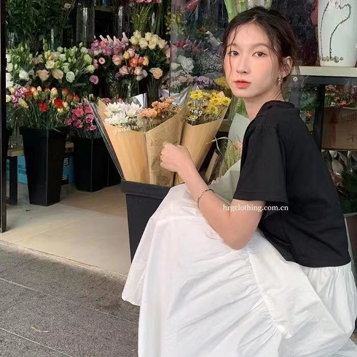 COZOK Áo Thun Tay Ngắn Màu Trơn Đa Năng Hợp Thời Trang