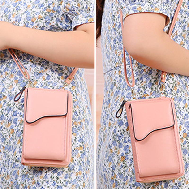 Túi Đeo Chéo Mini Đựng Điện Thoại Đa Năng Phong Cách Hàn Quốc