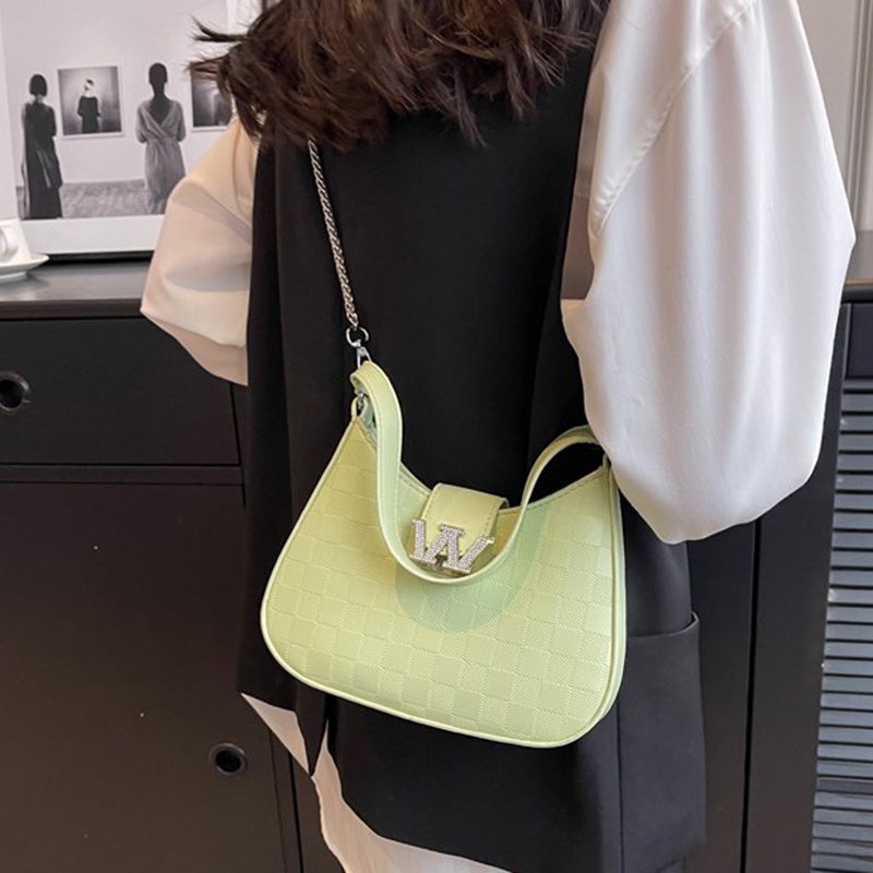 Túi Đeo Vai Họa Tiết Sọc Caro Thời Trang Cho Nữ