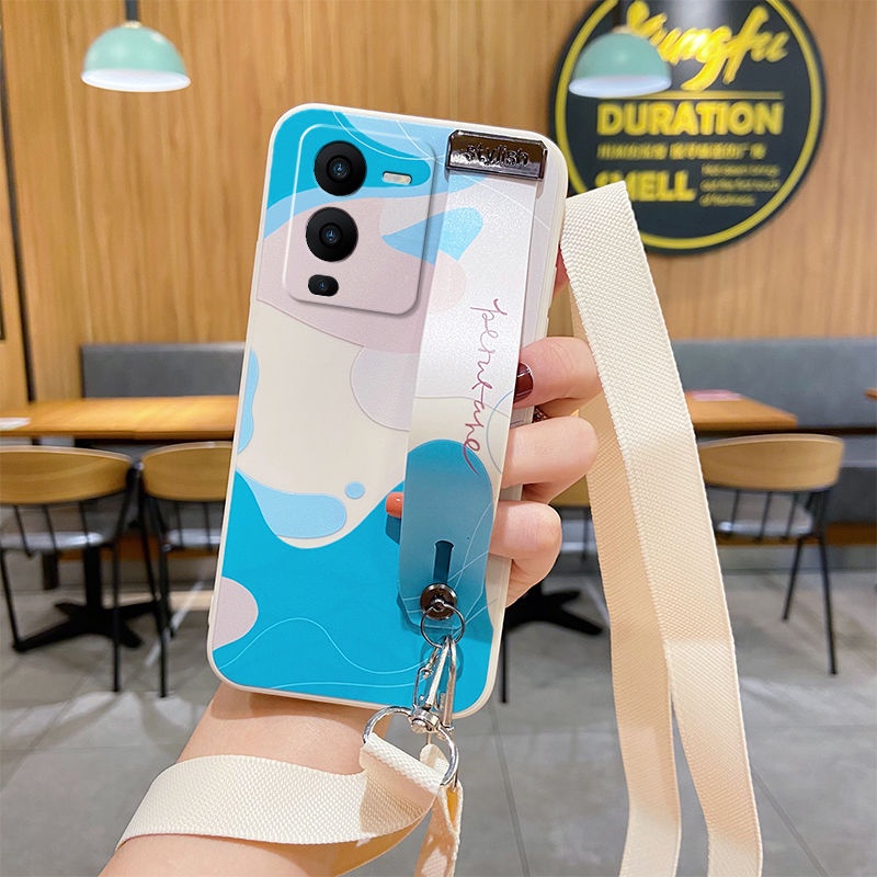 Ốp Điện Thoại Có Dây Đeo Cho Xiaomi Redmi 12C 11A 10C 10A 9C NOTE 10 10S 11 11S PRO + 11T 12 9S 9 9T 5 7 6 PRO PLUS 4G 5G