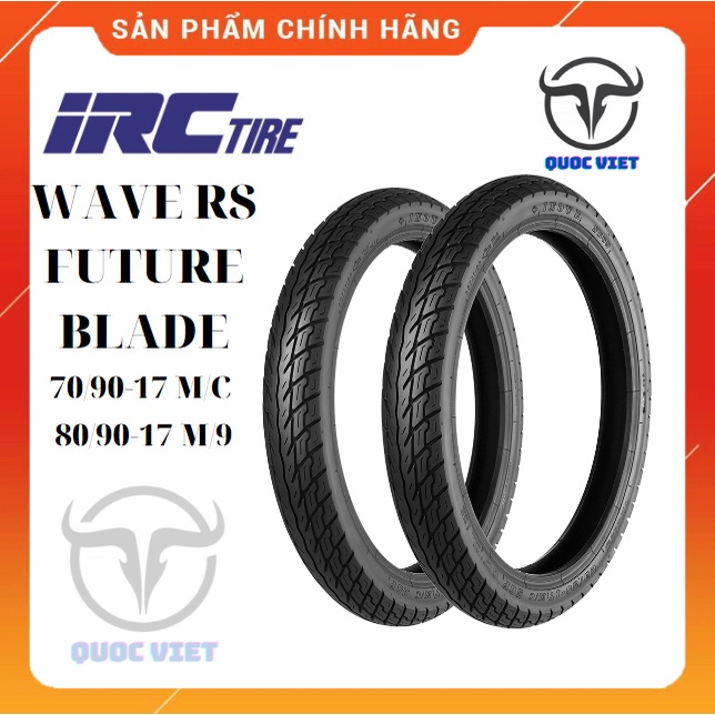 Vỏ Irc 70/90/17, 80/90/17 Bánh Trước/Sau Wave S110/Rs/Rsx, Future Neo - Có Ruột