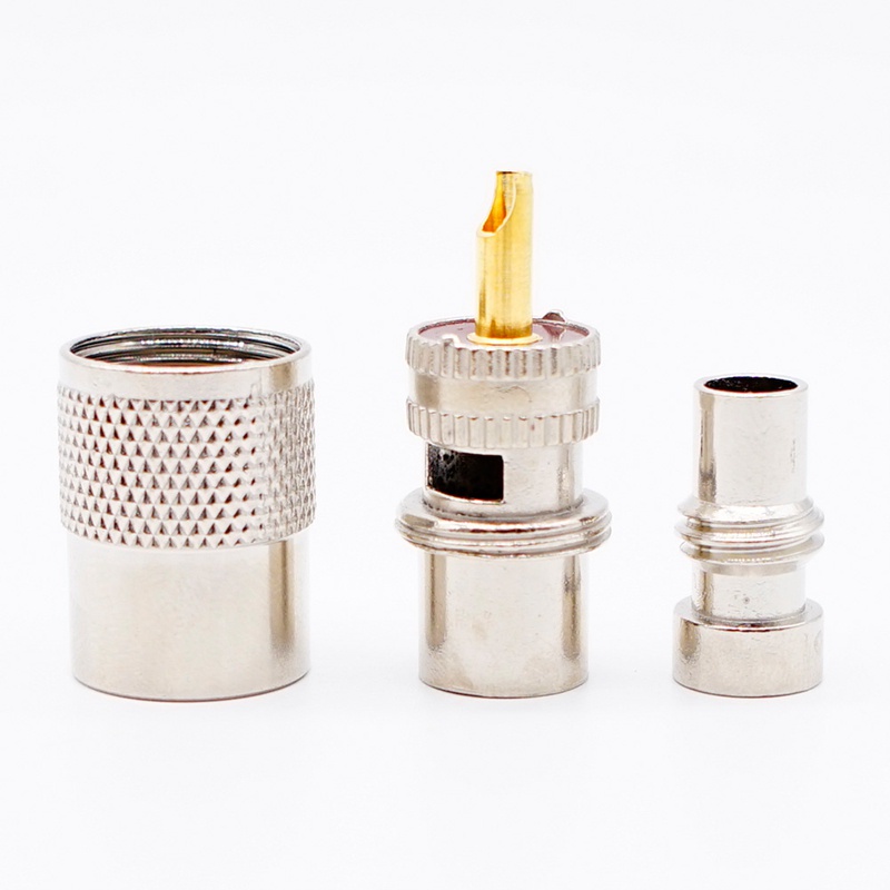 10 Đầu Nối Dây Cáp Đồng Trục RF UHF RG8 RG58 PL259