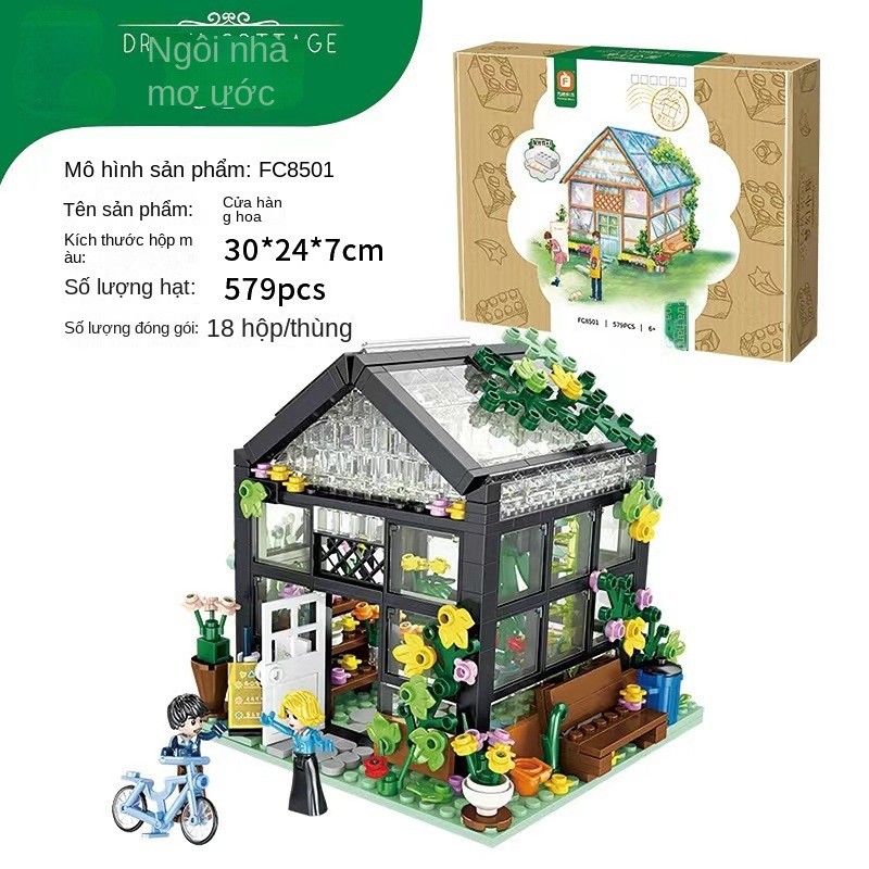 Bộ Đồ Chơi Lắp Ráp Mô Hình  Mini Cho Bé Gái