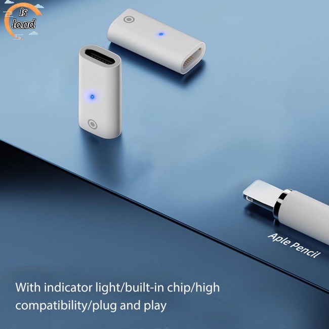 Bộ Chuyển Đổi Sạc Mở Rộng Stylus Có Đèn Chỉ Báo Tương Thích Cho Ipencil 1st