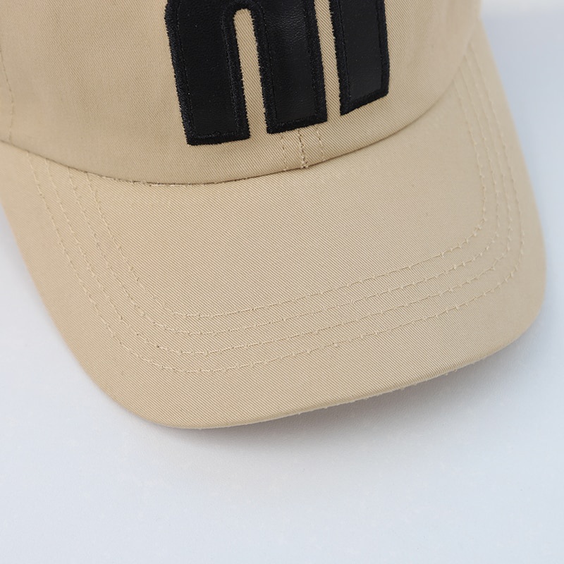 Mũ Lưỡi Trai Màu Trơn Thêu Chữ Phong Cách Thể Thao Thời Trang Cho Bé Trai Và Gái