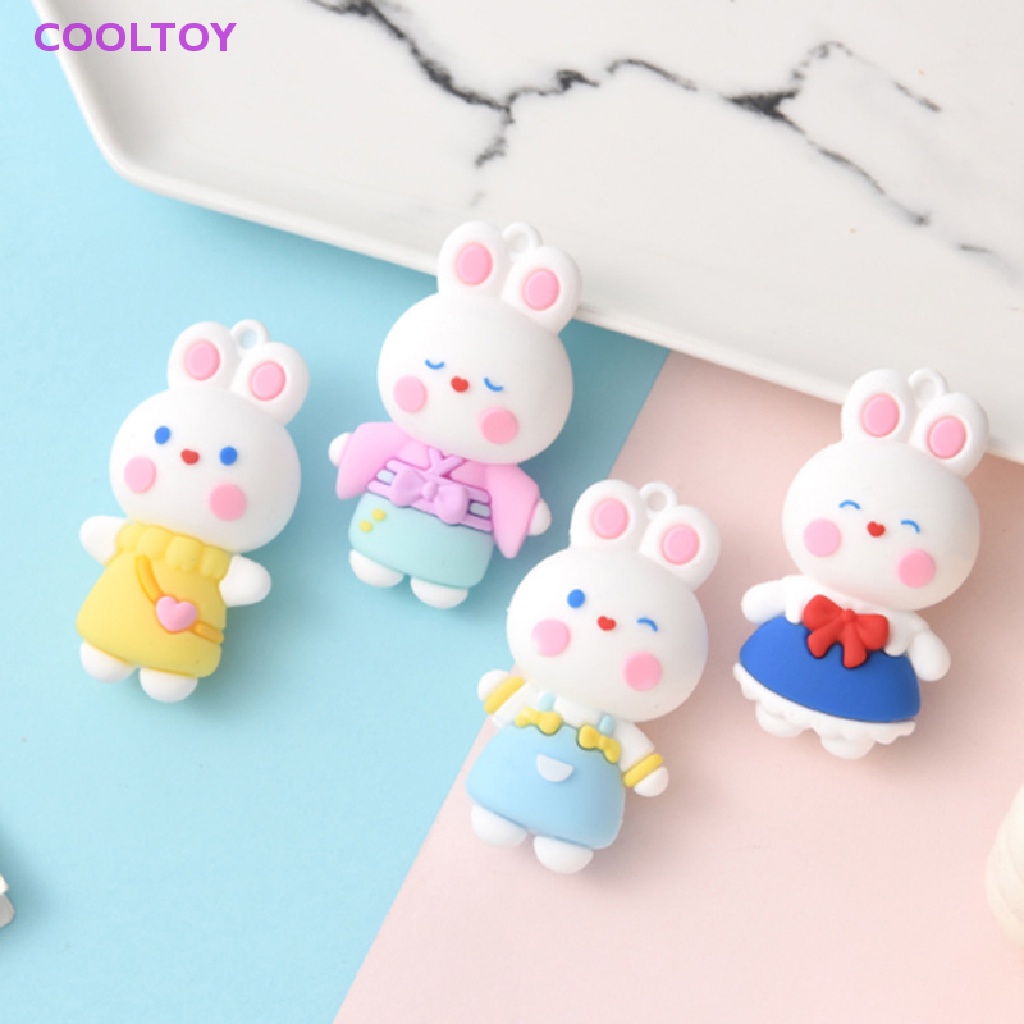 Móc Khóa Hình Thỏ Hoạt Hình Xinh Xắn Đáng Yêu