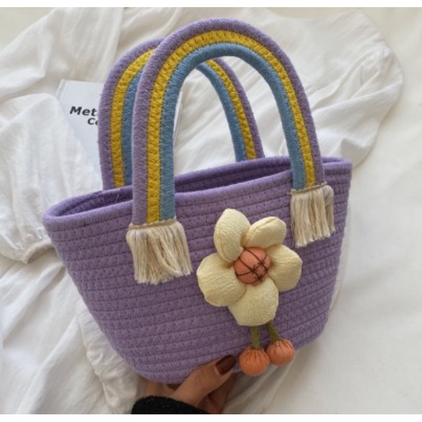 Túi Xách Đan Cói Thời Trang Hàn Quốc Mới 2023 Cho Nữ