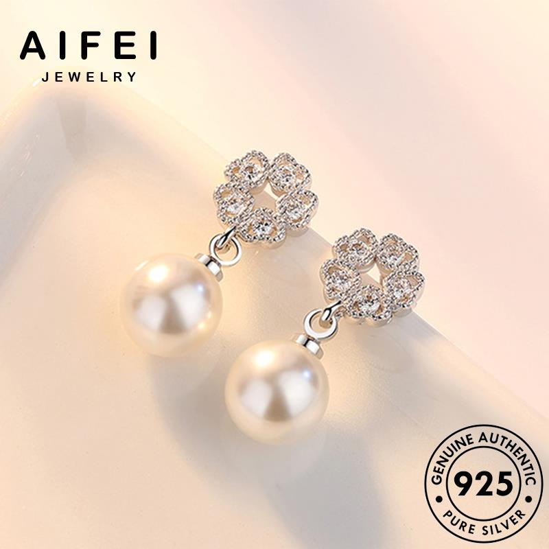 AIFEI JEWELRY vành xỏ quốc Thời kiện tròn 925 nữ tua khuyên phụ đơn hàn thật trai trang bản hoa sức bạc rua nguyên ngọc giản bông tai thời tua E174