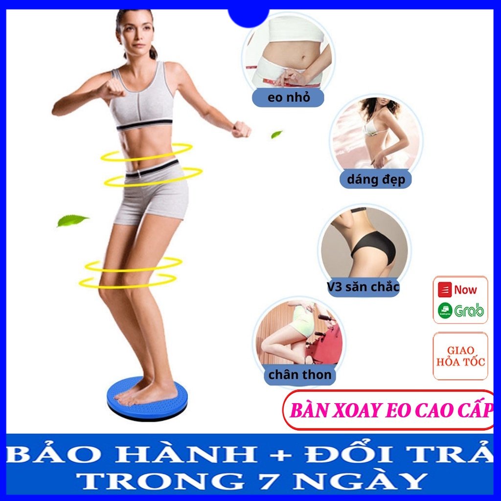 Bàn xoay eo đôi tập aerobic giảm cân giảm mỡ bụng chính hãng cao cấp có bàn chân loại tốt giá rẻ 1