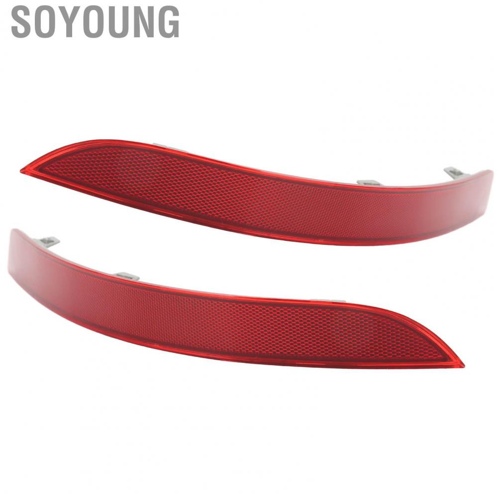Soyoung Rear Bumper Reflector  Red Waterproof Night Perfect Match Warning for GL63 GL320 GL450 GL550