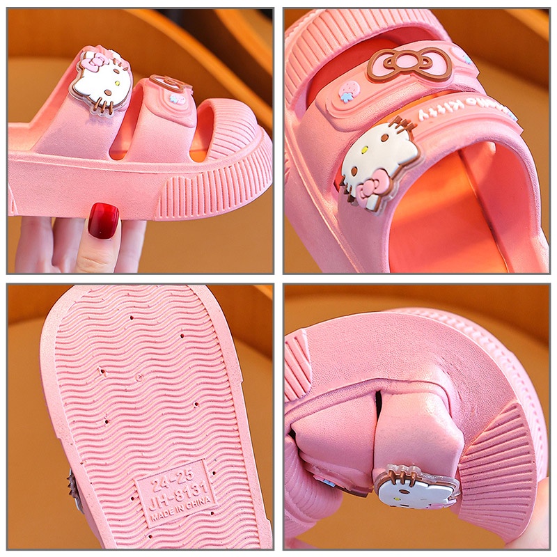 Milo Dép Sandal Bít Mũi Đục Lỗ Hình Chú Chó Tai To Dễ Thương Cho Trẻ Sơ Sinh Và Trẻ Nhỏ