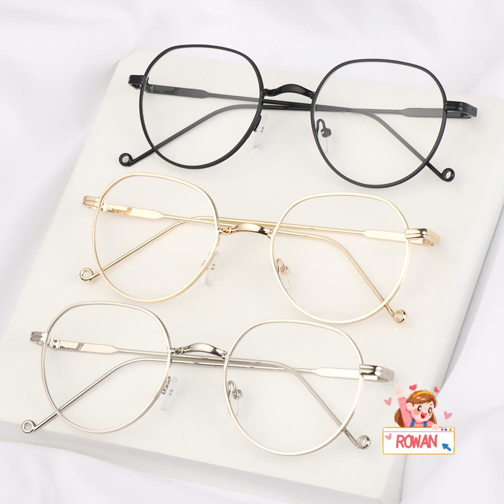 Mắt Kính Gọng Tròn Bằng Kim Loại Thời Trang